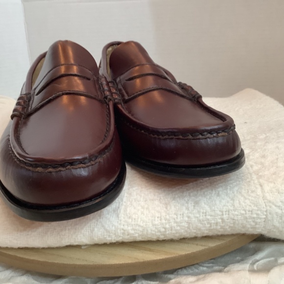 EUC‎ Mens Timberland Penney leather slip Burgundy Loafers size 9 main image 5